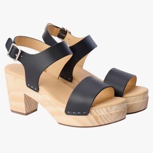 NISOLO All Day open toe clog sandals, sz 6